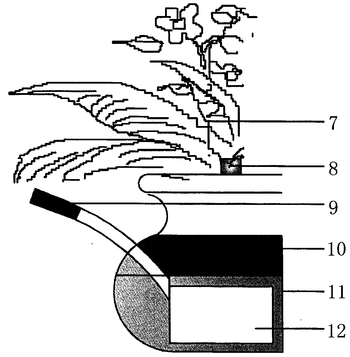 Touch plant purifier and method