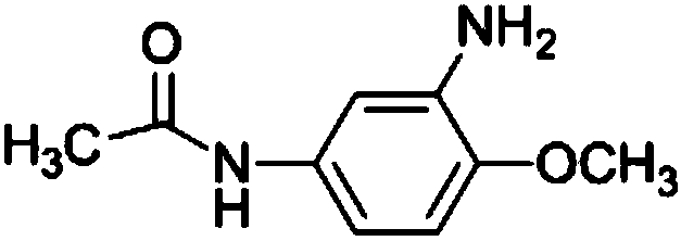 Synthesis method for disperse dye intermediate