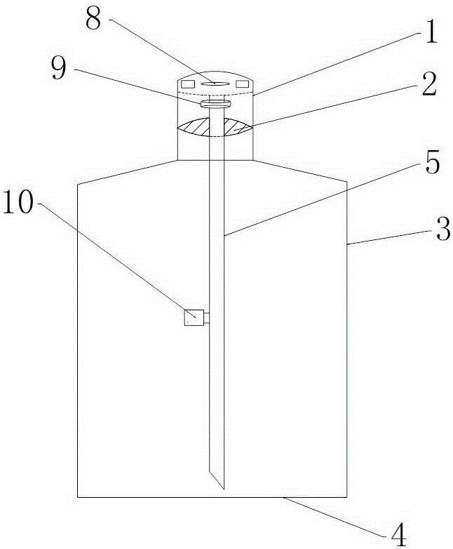 Photoresist barrel with temperature monitoring function