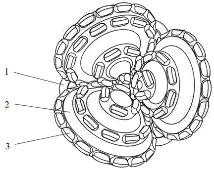 A kind of disc-type toothed roller bit