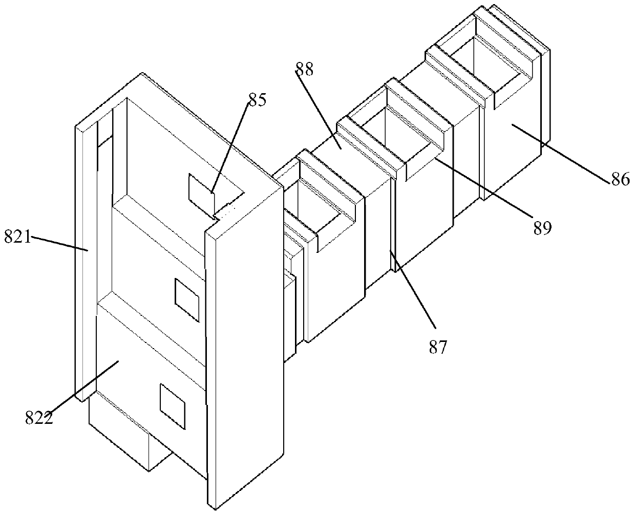 Vertical lifting dual power supply device