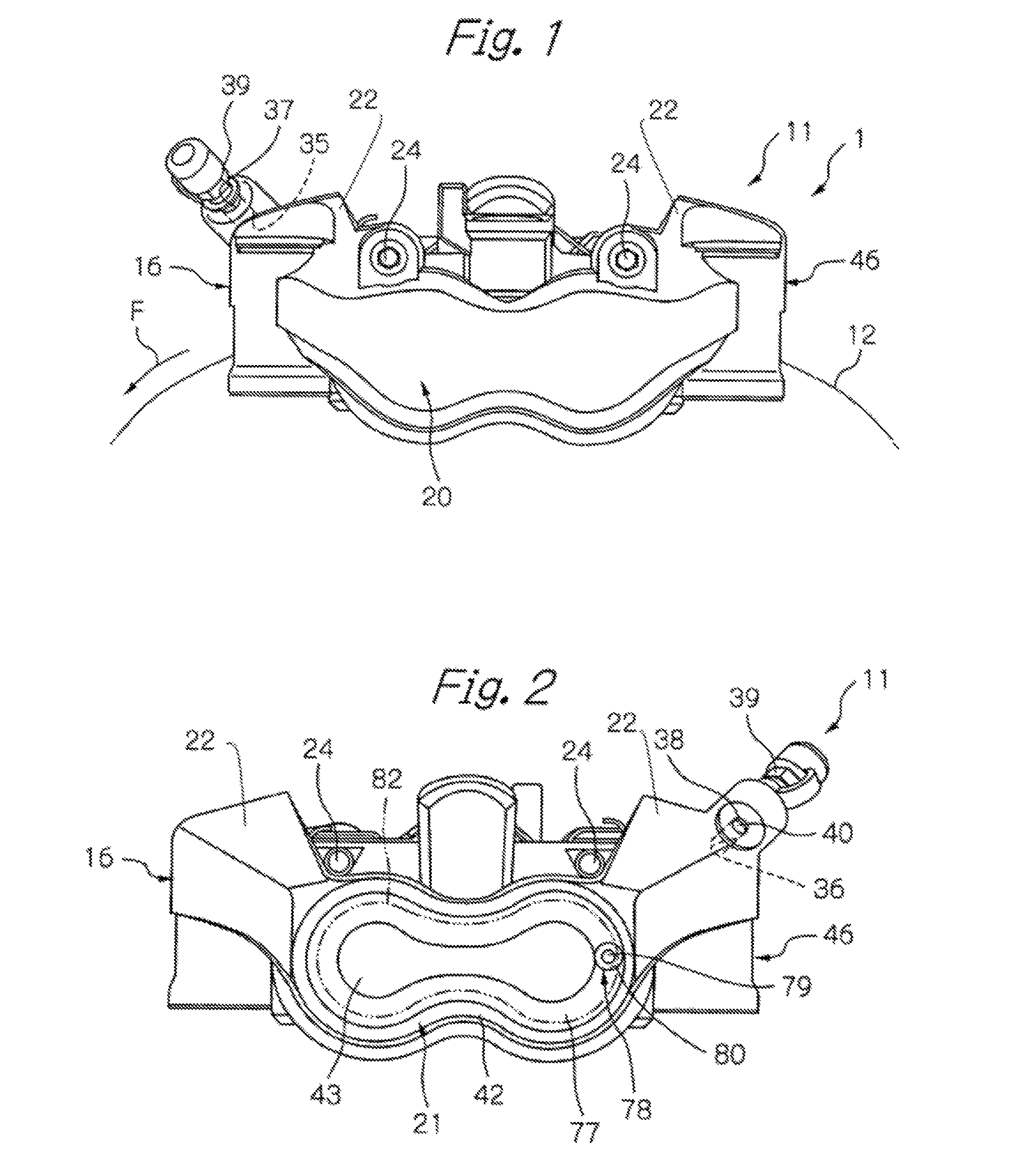 Cylinder apparatus and disk brake