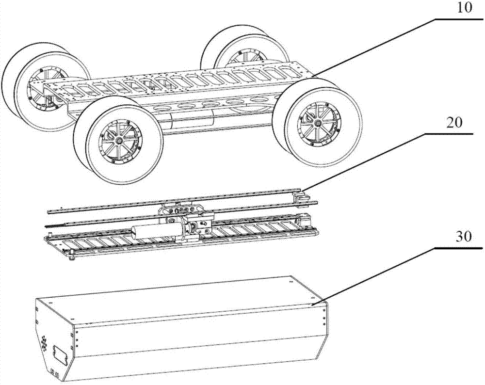 Line patrol robot based on center of gravity adjustment