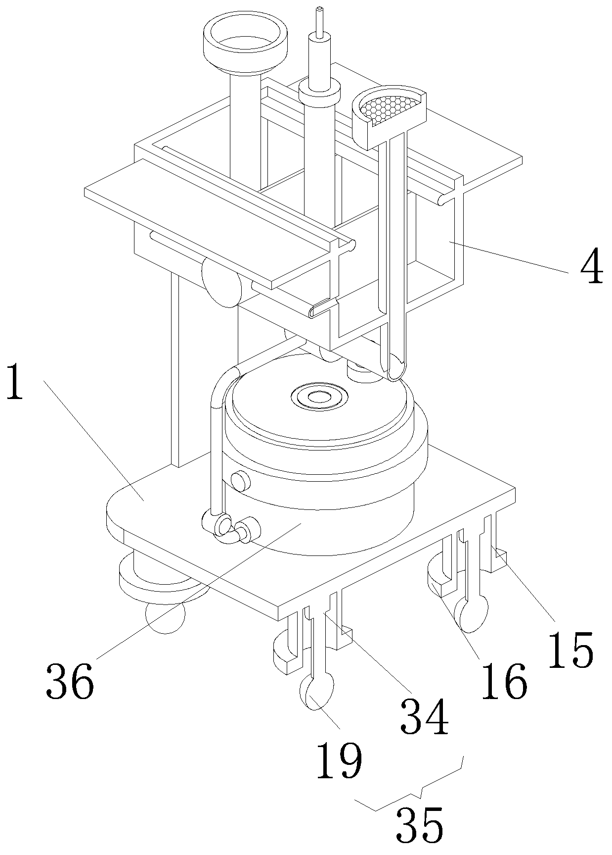 Multifunctional auxiliary anesthesia device for clinical use in the Department of Anesthesiology