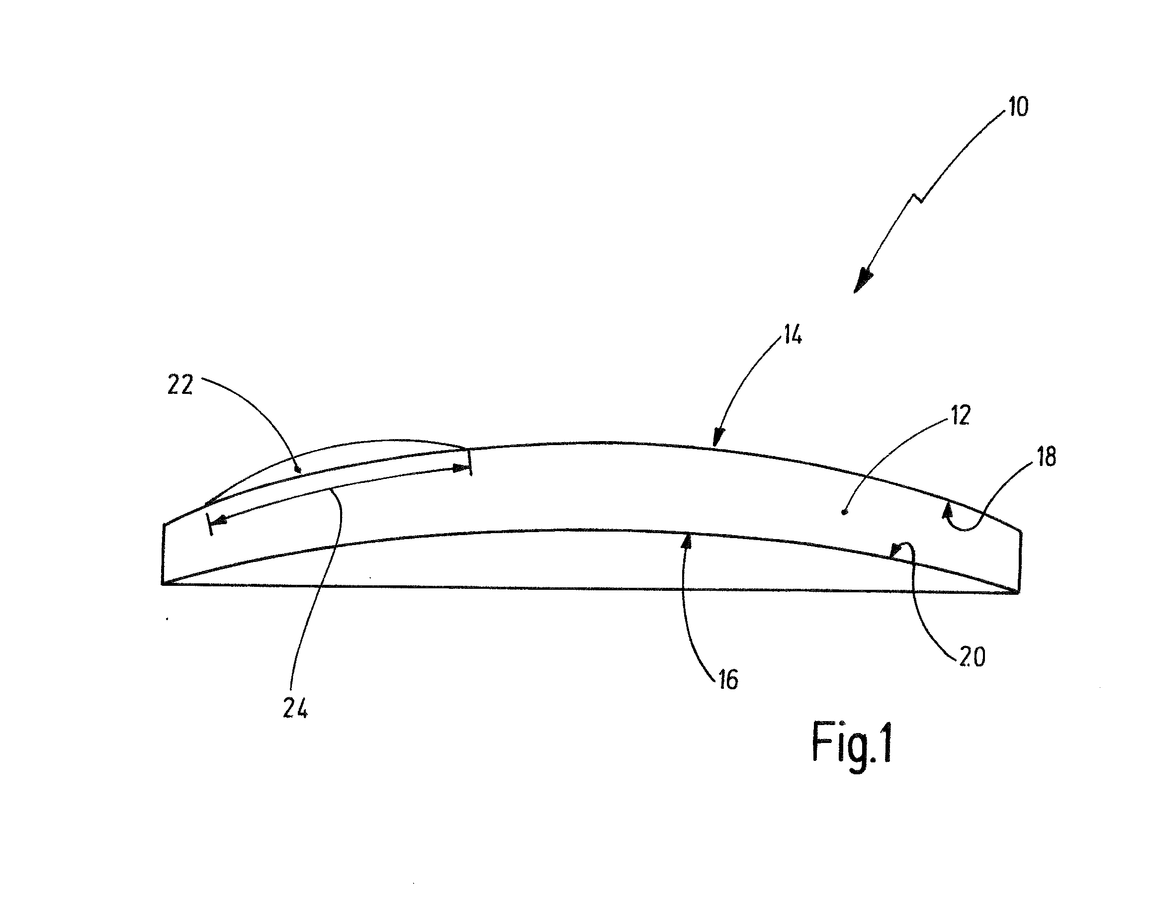 Spectacle lens and method for making the same