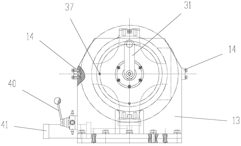Rotary motor casing processing fixture