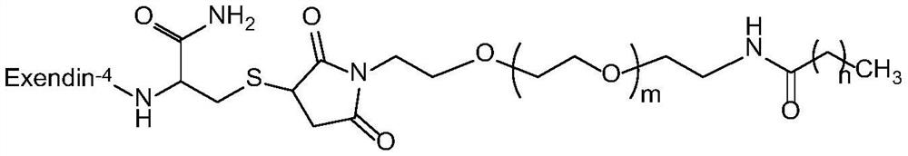 Modified exenatide and its use