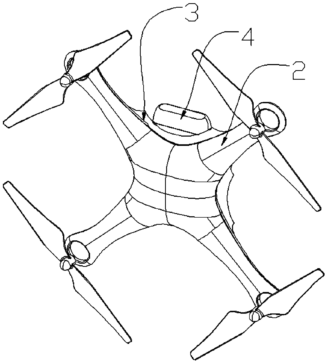 A kind of unmanned aerial vehicle platform waterproof structure and waterproof method