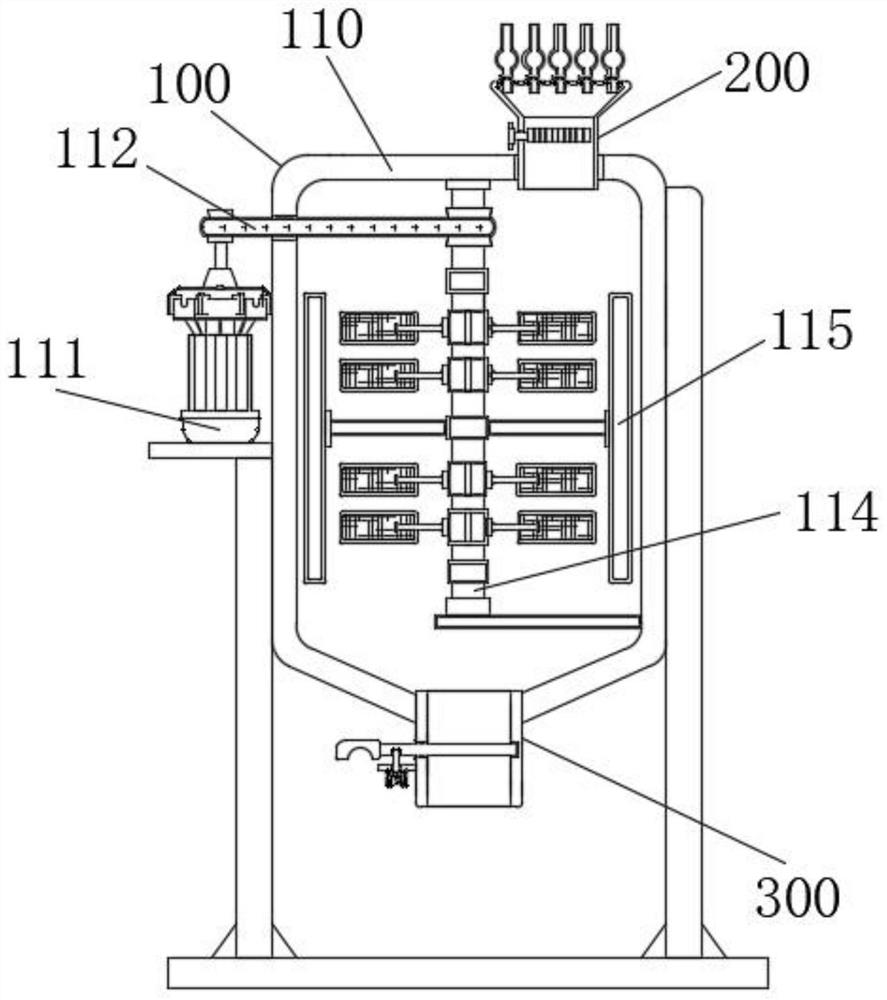 Automatic seasoning feeding and stirring device for food pickling