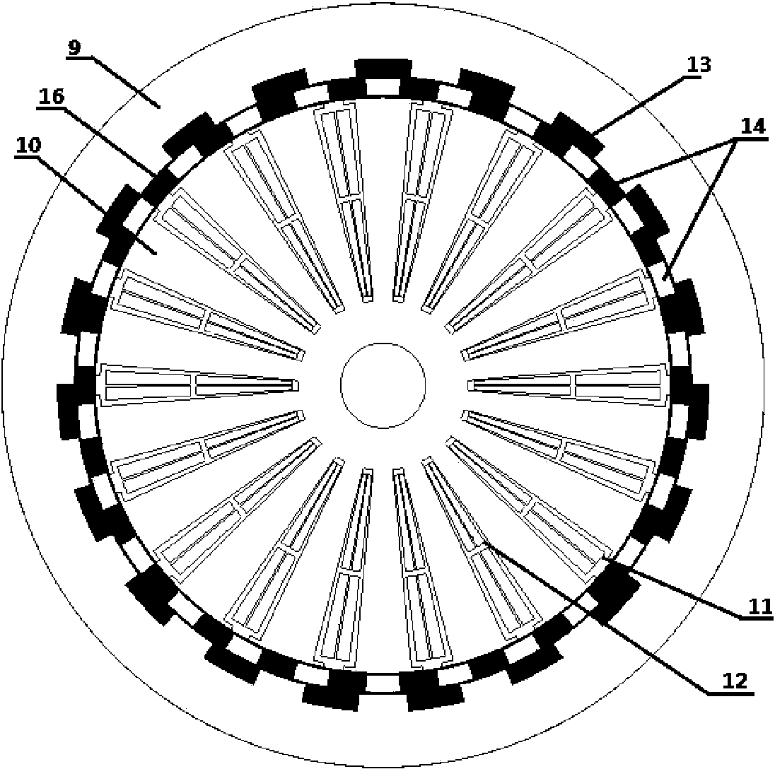 Stepless speed regulating system for magnetic gear motor rotation