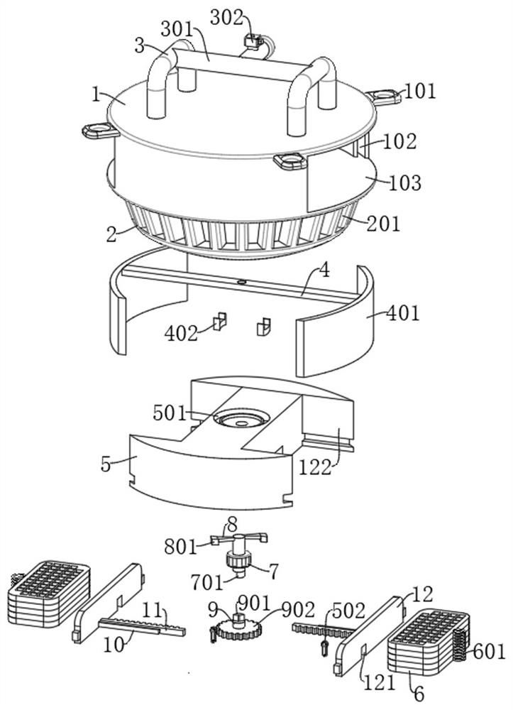 Fire sound and light alarm device and its working method