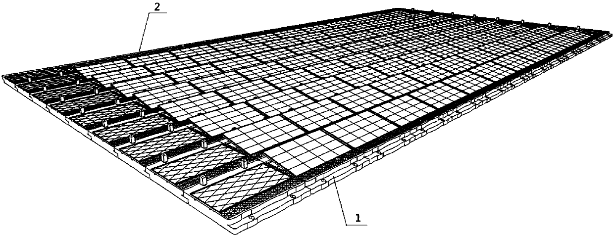 Integrated assembled water surface photovoltaic power generation system and its installation method