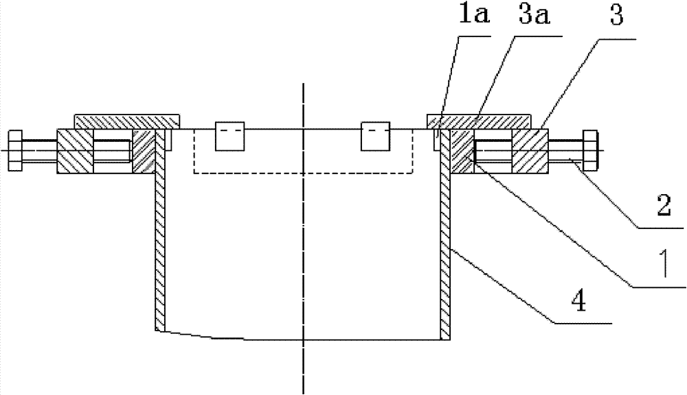 Correcting method and corrector of water jacket aperture of molten steel continuous casting crystallizer