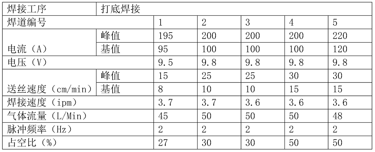 Welding method for main steam or main water supply pipeline of nuclear island of nuclear power plant