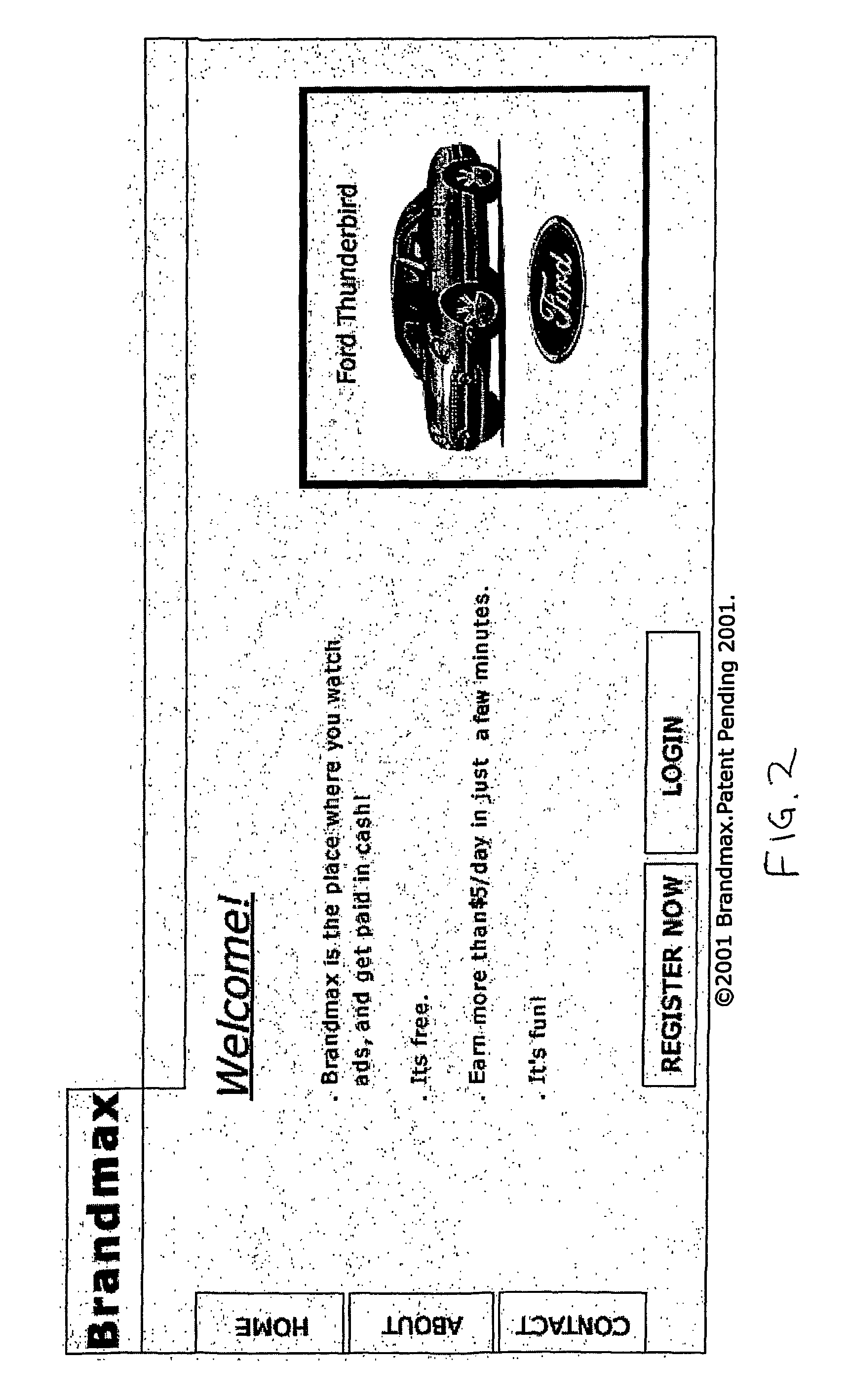 Method and system for providing interactive adversing cross reference to related application