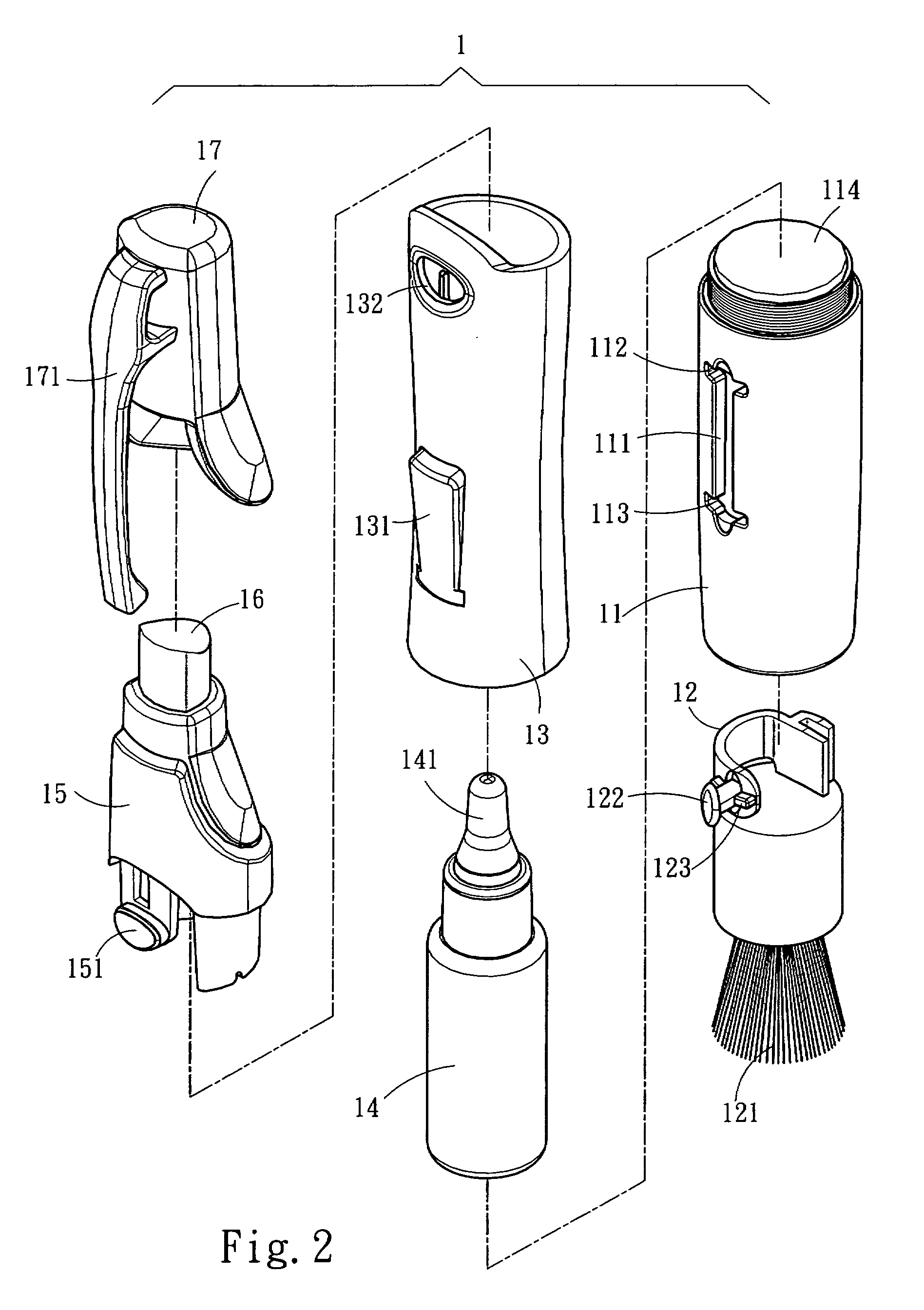 Composite cleaning device