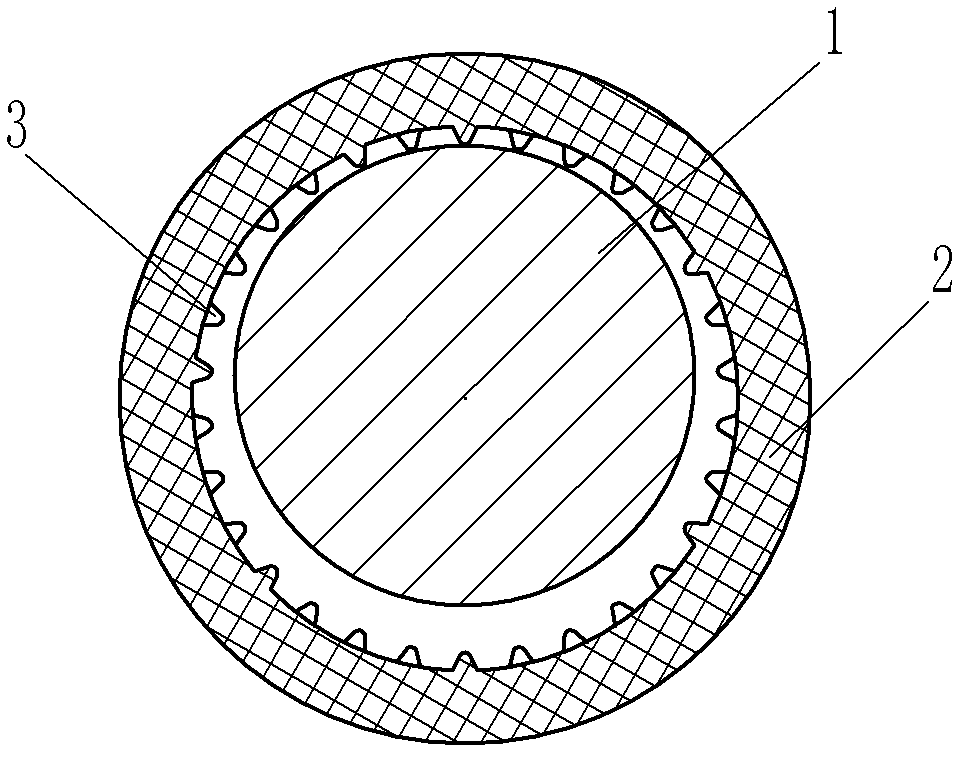 Anti-ice condensation cable and auxiliary facility