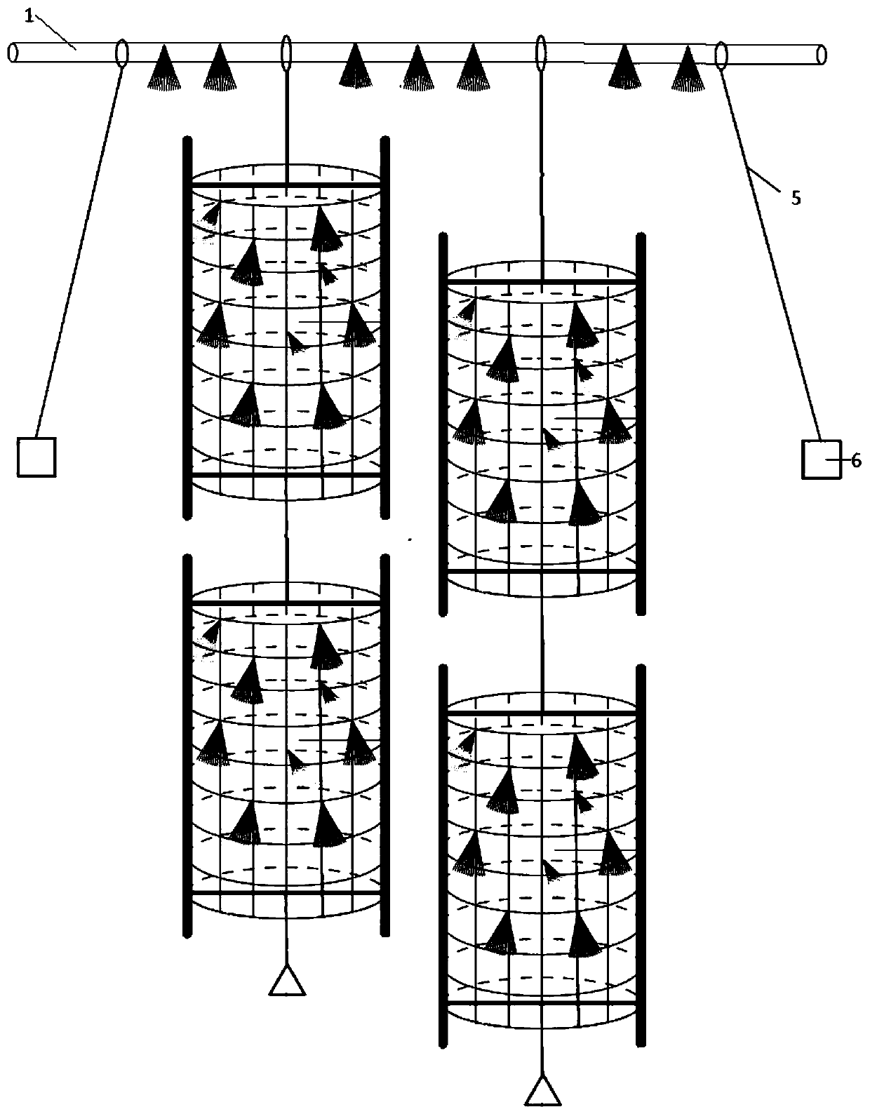 Artificial fish nest and application thereof