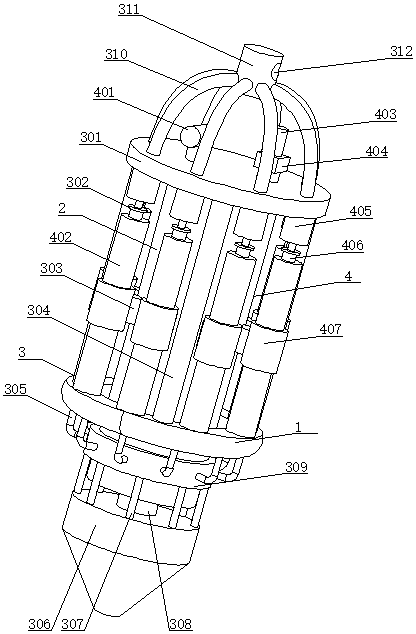 Bottom layer intelligent water-industry water-sample collector