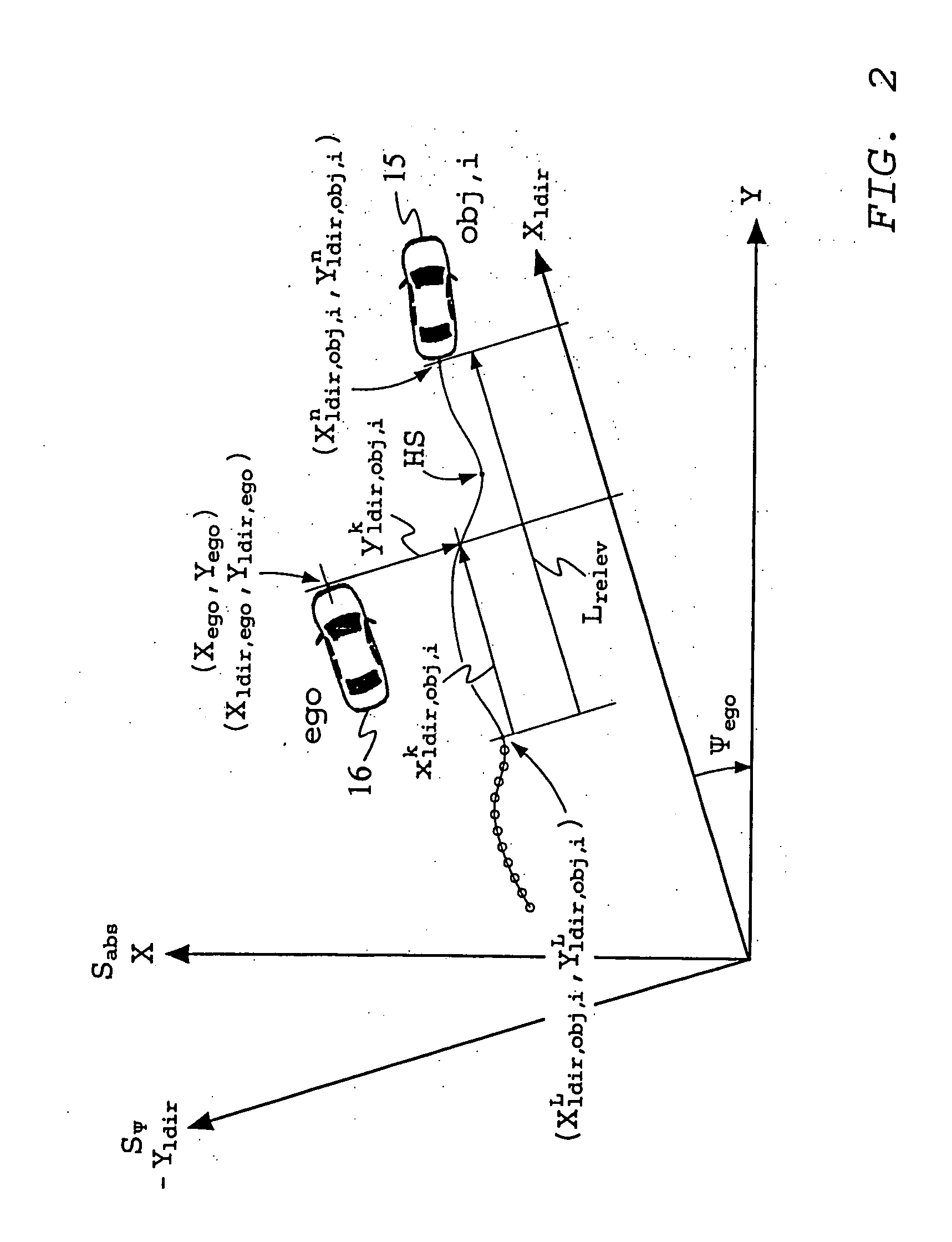 Method and device for recognising lane changing operations for a motor vehicle