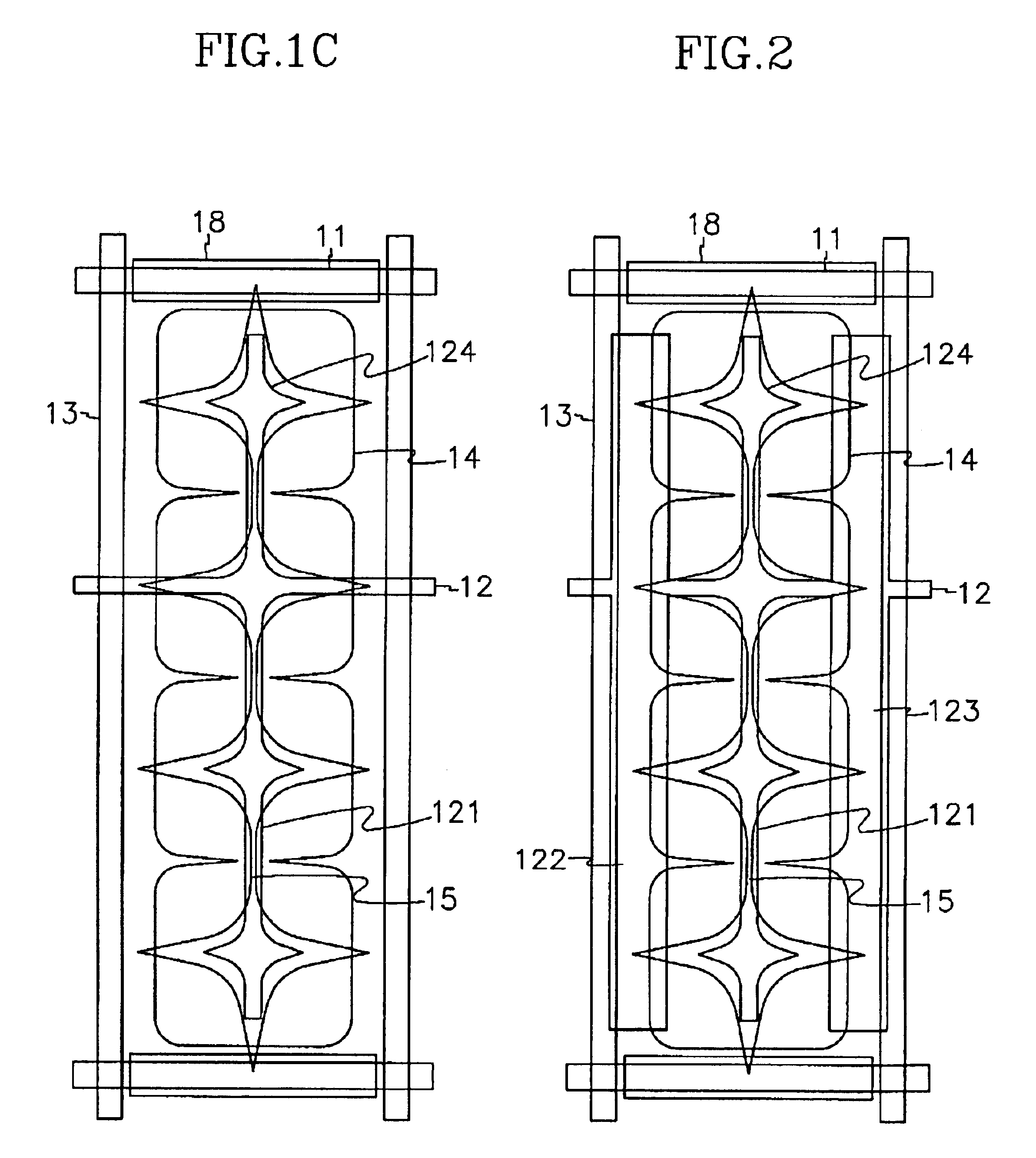 Patterned vertically aligned liquid crystal display