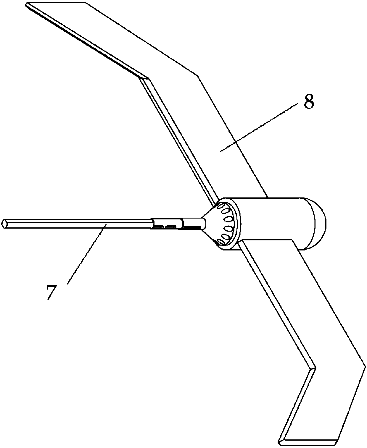 A vibration suppression system and method for wind tunnel experiment struts based on piezoelectric technology