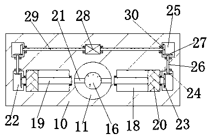 Bi-component elastic mixture bridge expansion joint device and use method thereof