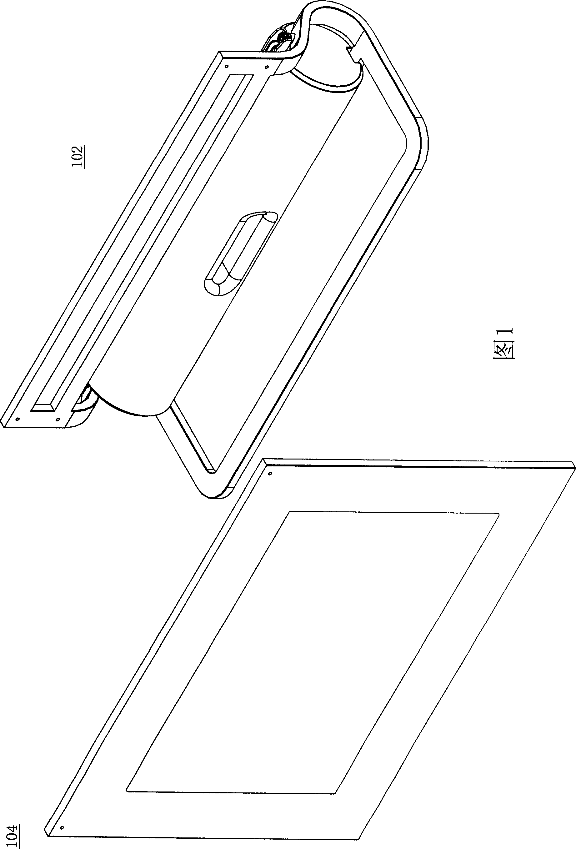 Rack for thin display device with bass horn and bass thin display