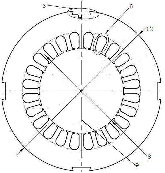 Super-efficient 550-watt 2-pole three-phase asynchronous motor