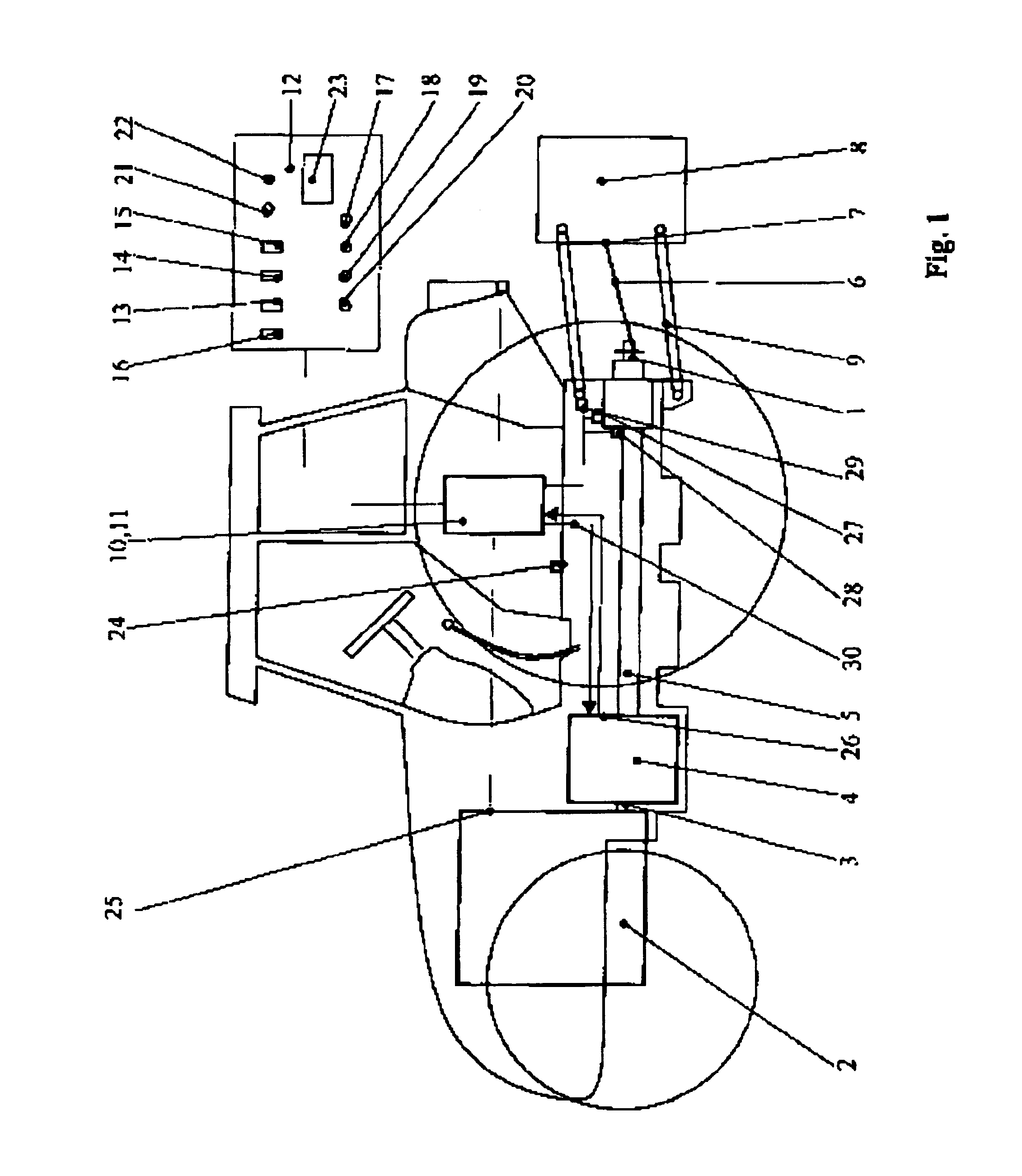 Control system for the drive of a pto for an agricultural vehicle