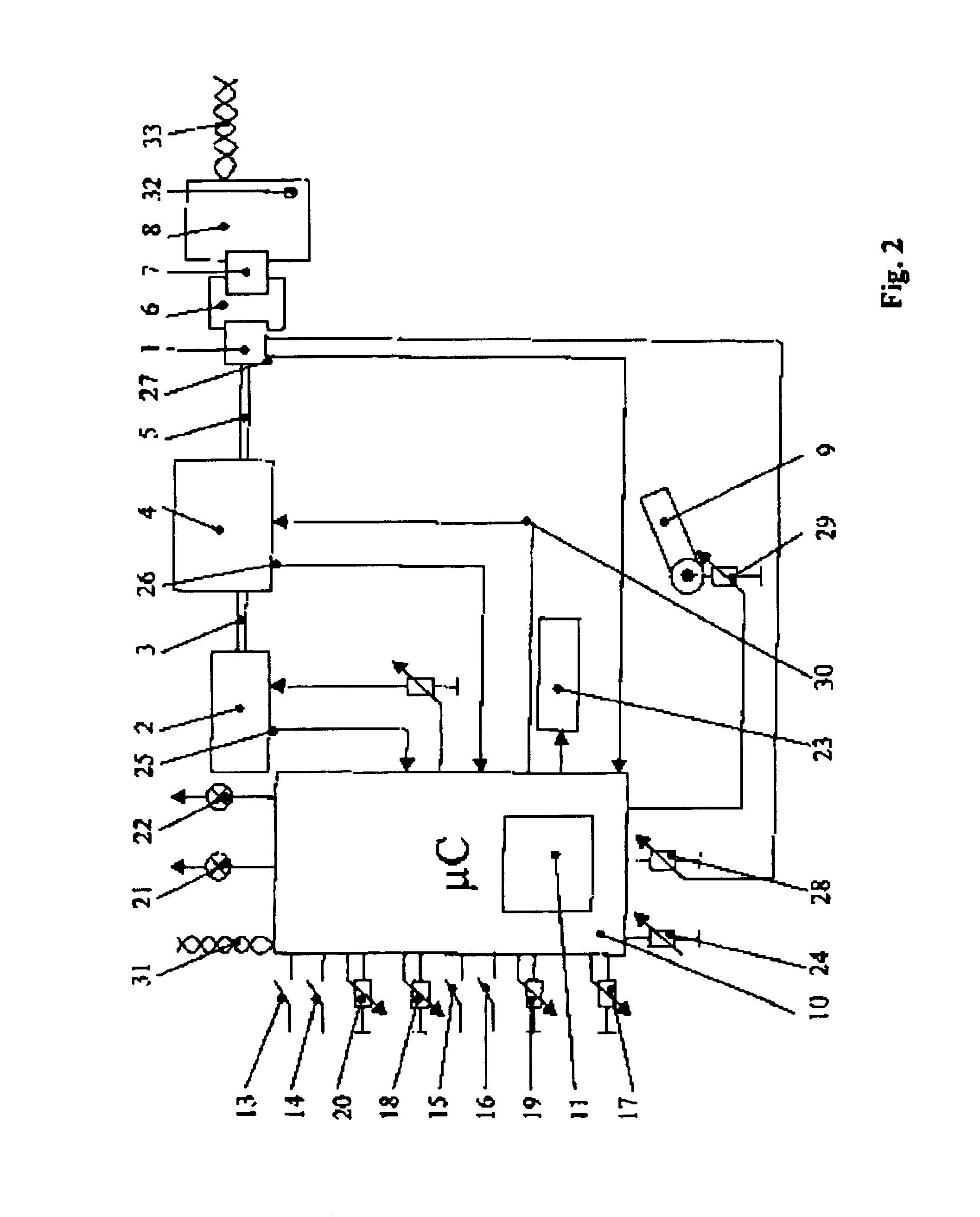 Control system for the drive of a pto for an agricultural vehicle