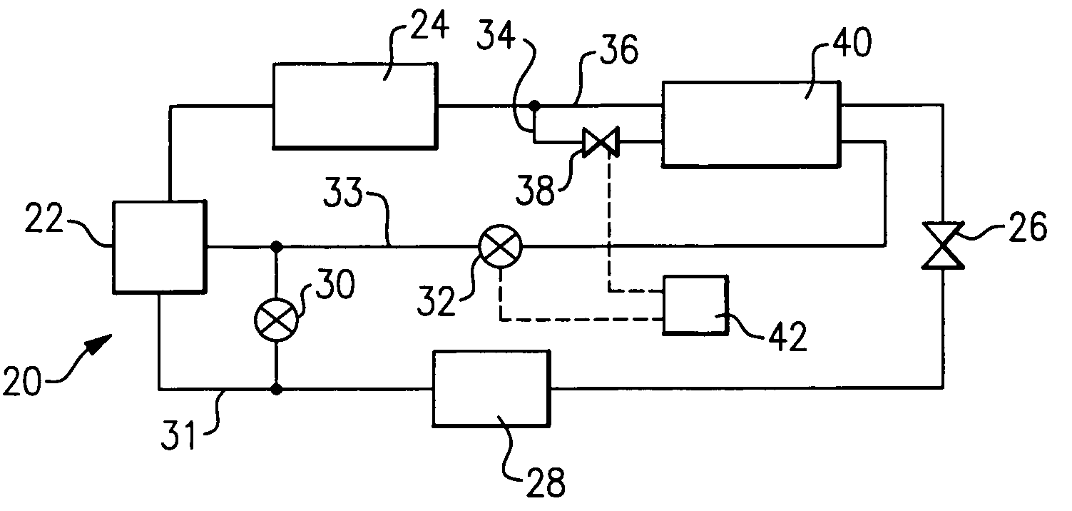Control scheme for multiple operating parameters in economized refrigerant system