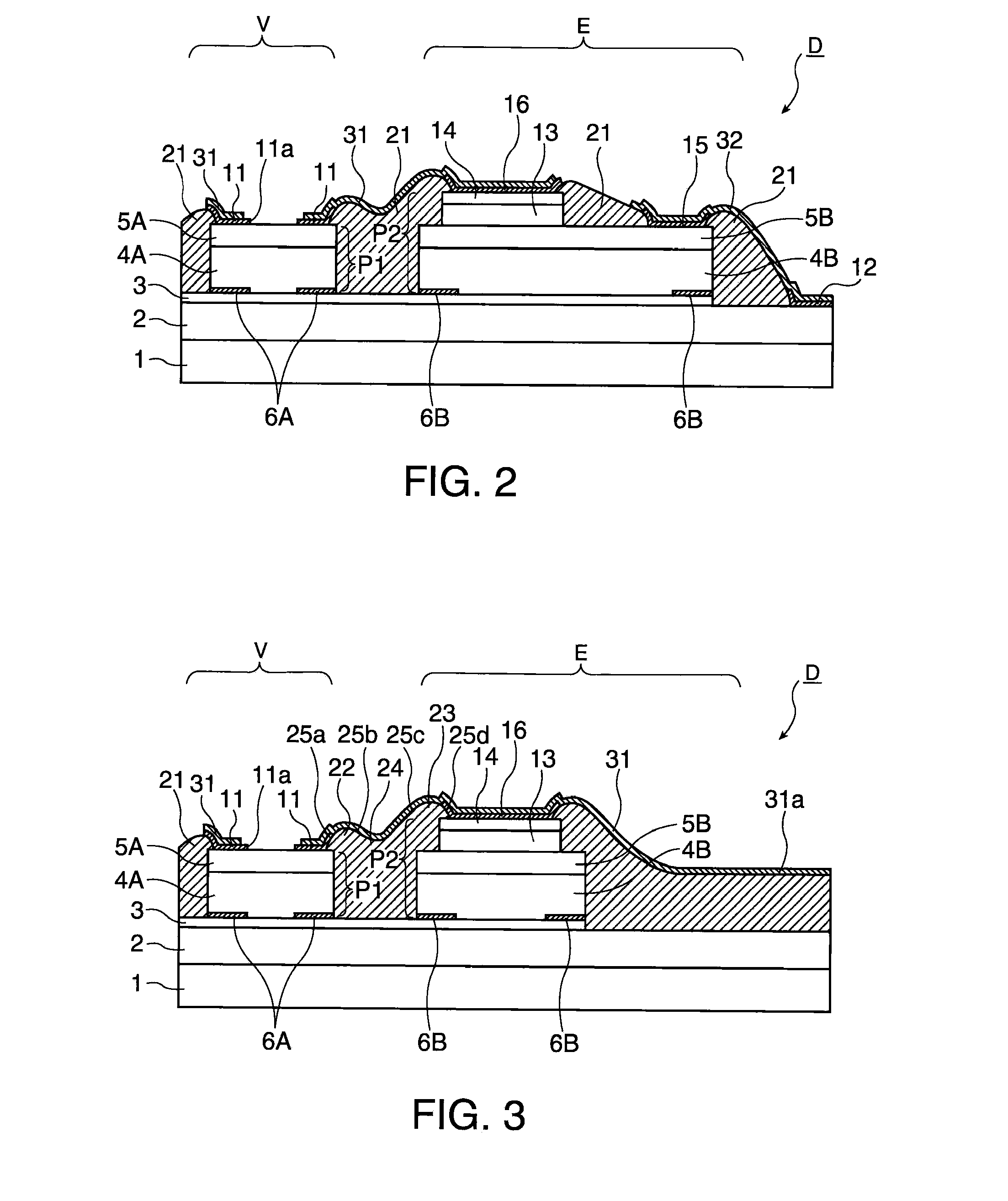 Electrode structure and optical semiconductor element