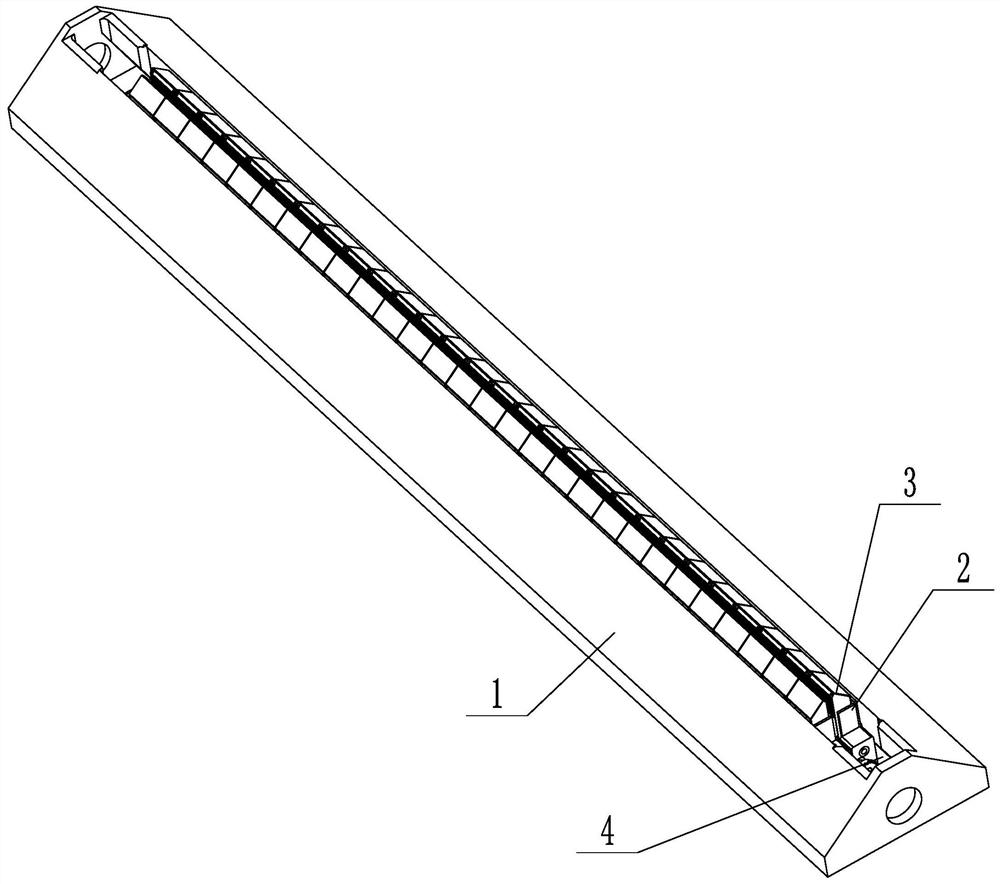 Traction device of flat knitting machine