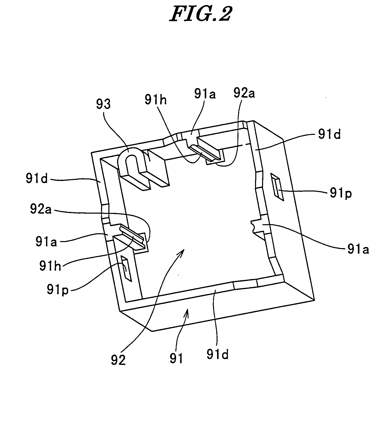 Push type switch