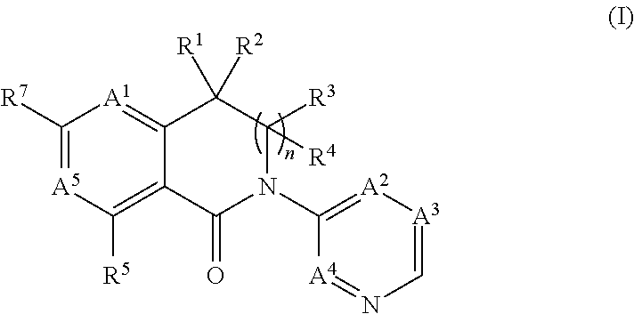 Bicyclic dihydroisoquinoline-1-one derivatives