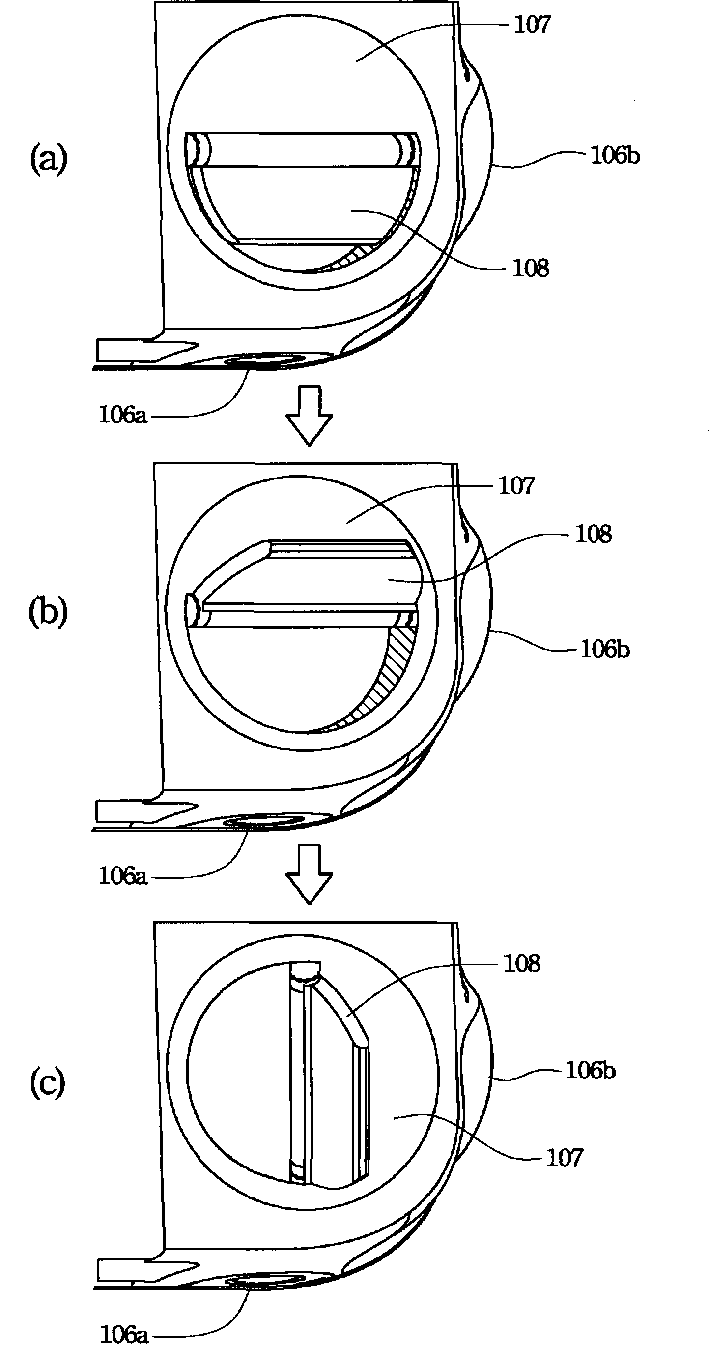 Portable electronic device with projection function