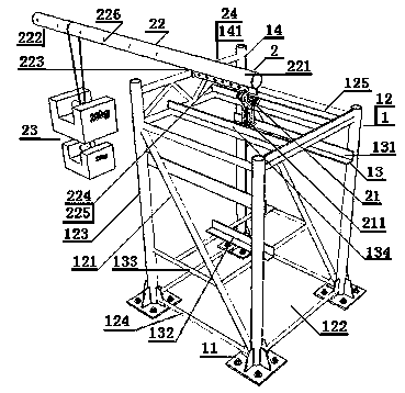 Tensile strength detection device for embedded member of light prefabricated panel