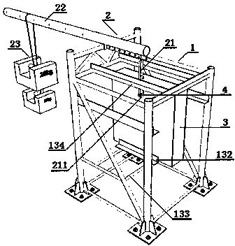 Tensile strength detection device for embedded member of light prefabricated panel