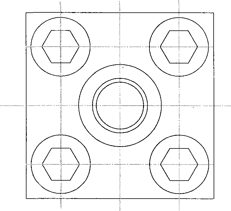 Large-sized ultra-high pressure connecting flange structure