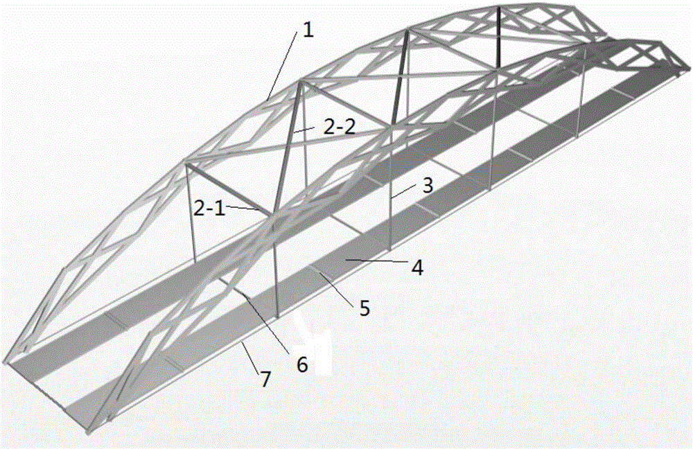 Foldable arch type bridge