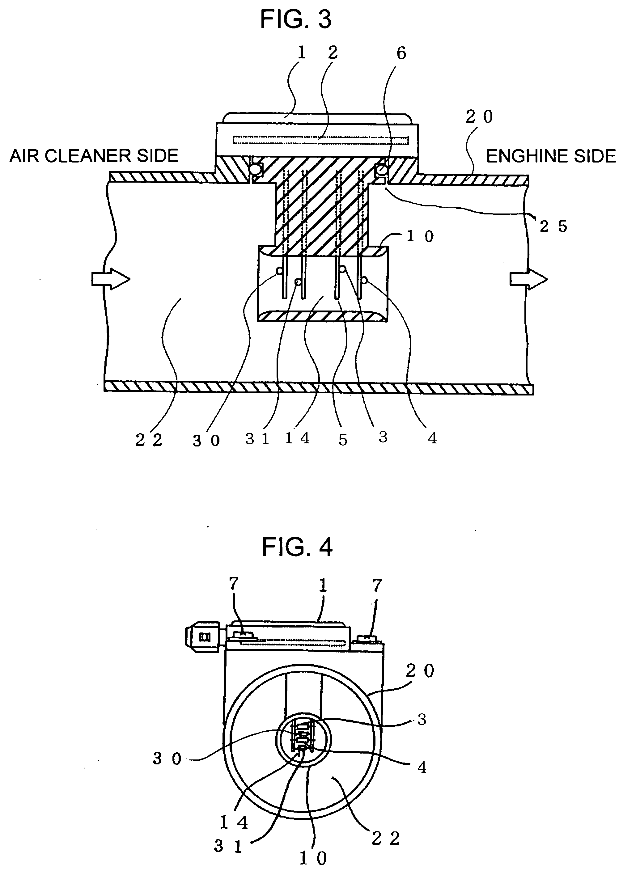 Thermal type gas flow measuring instrument