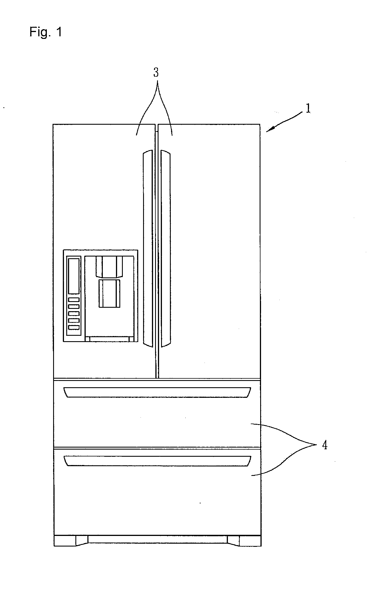 Guide rail attaching structure for sliding door and refrigerator having the same