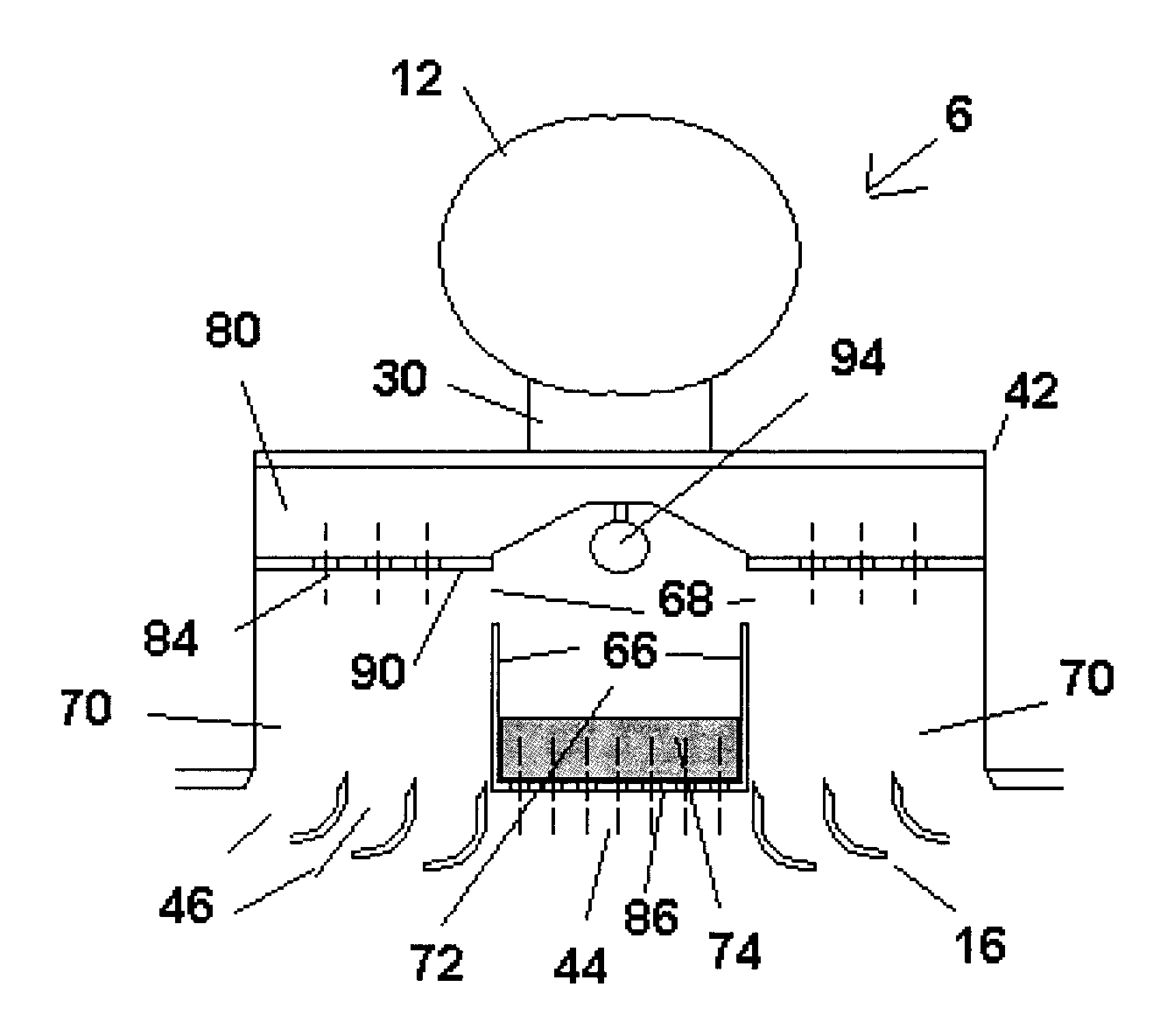 Entrainment air flow control and filtration devices