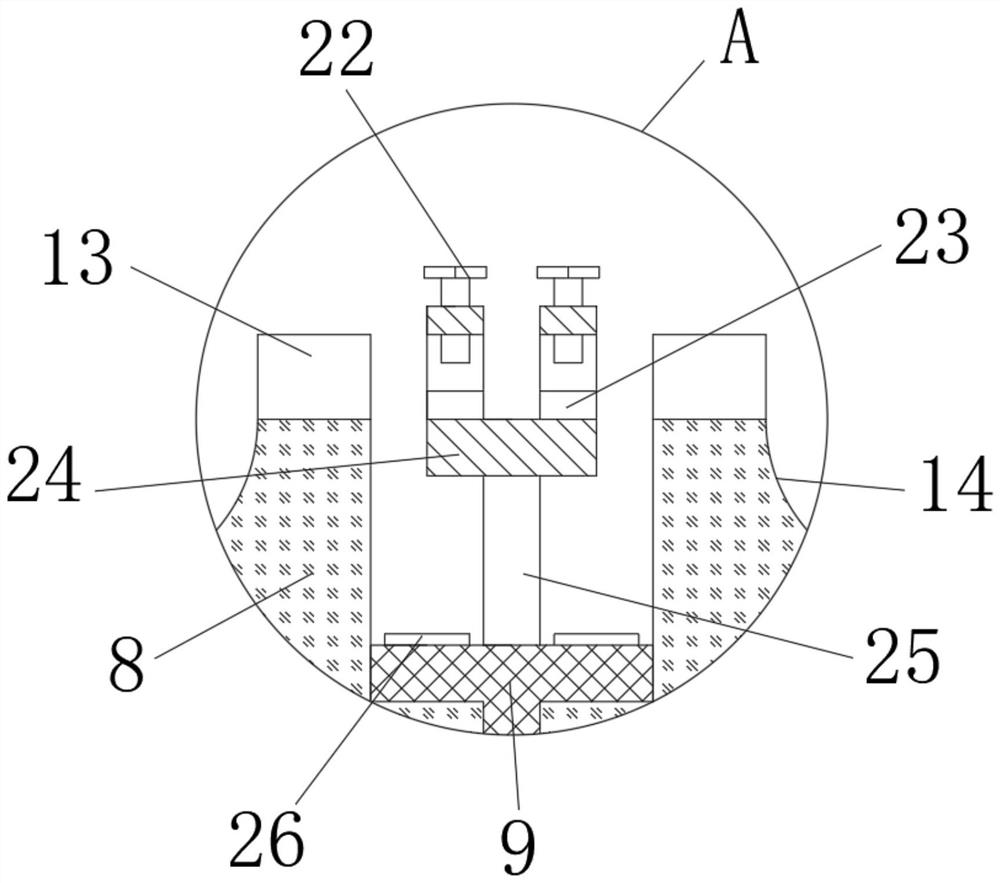 Anti-disorder enameled wire winding device with wire slot