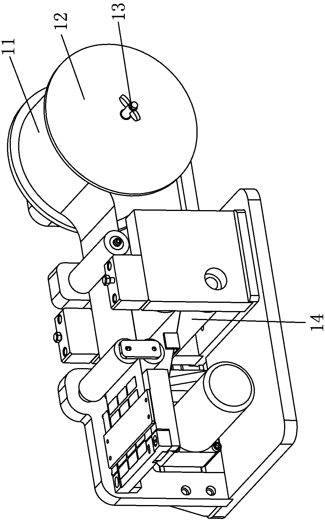 Automatic feeding and stripping mechanism