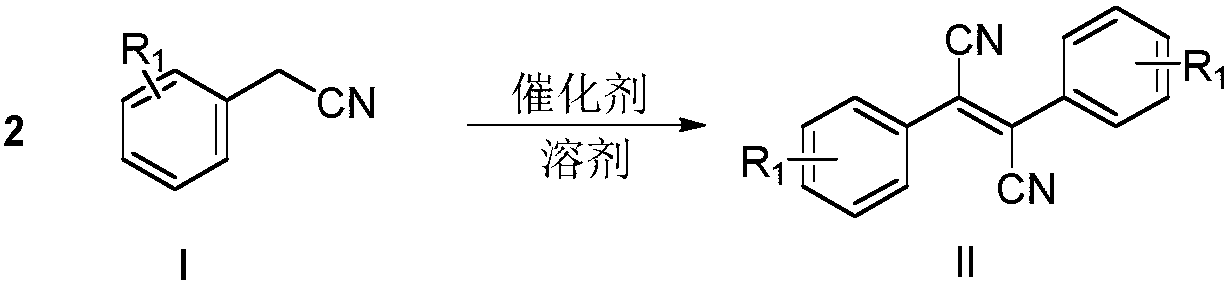 Method for synthesizing dicyano diarylethene compound