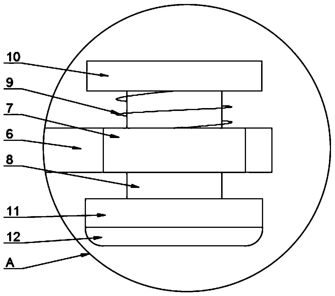 Data transmission structure for mathematical algorithm storage equipment based on graph theory