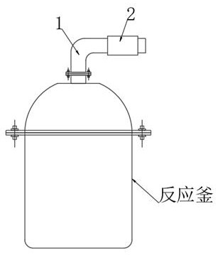 Waste gas emission pipeline for petroleum smelting