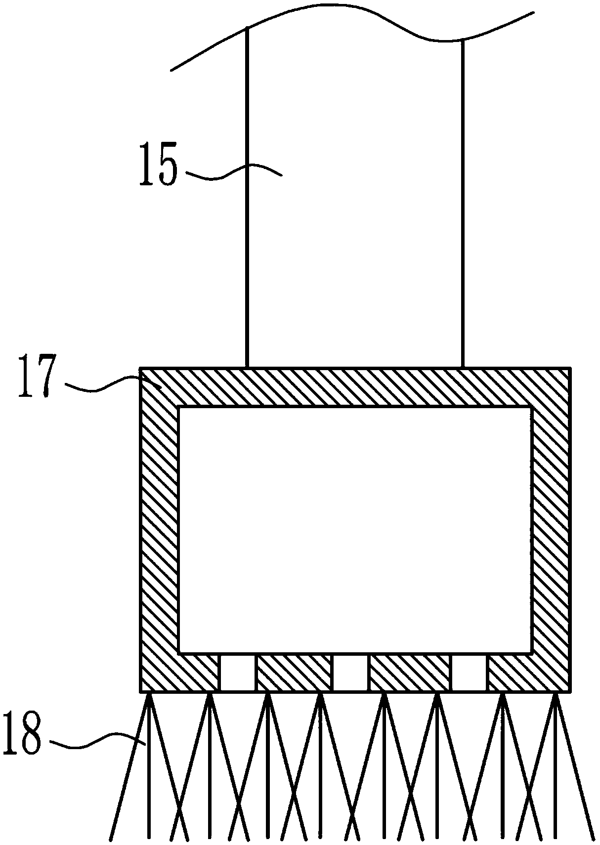 Dust removal and disinfection device for keyboard